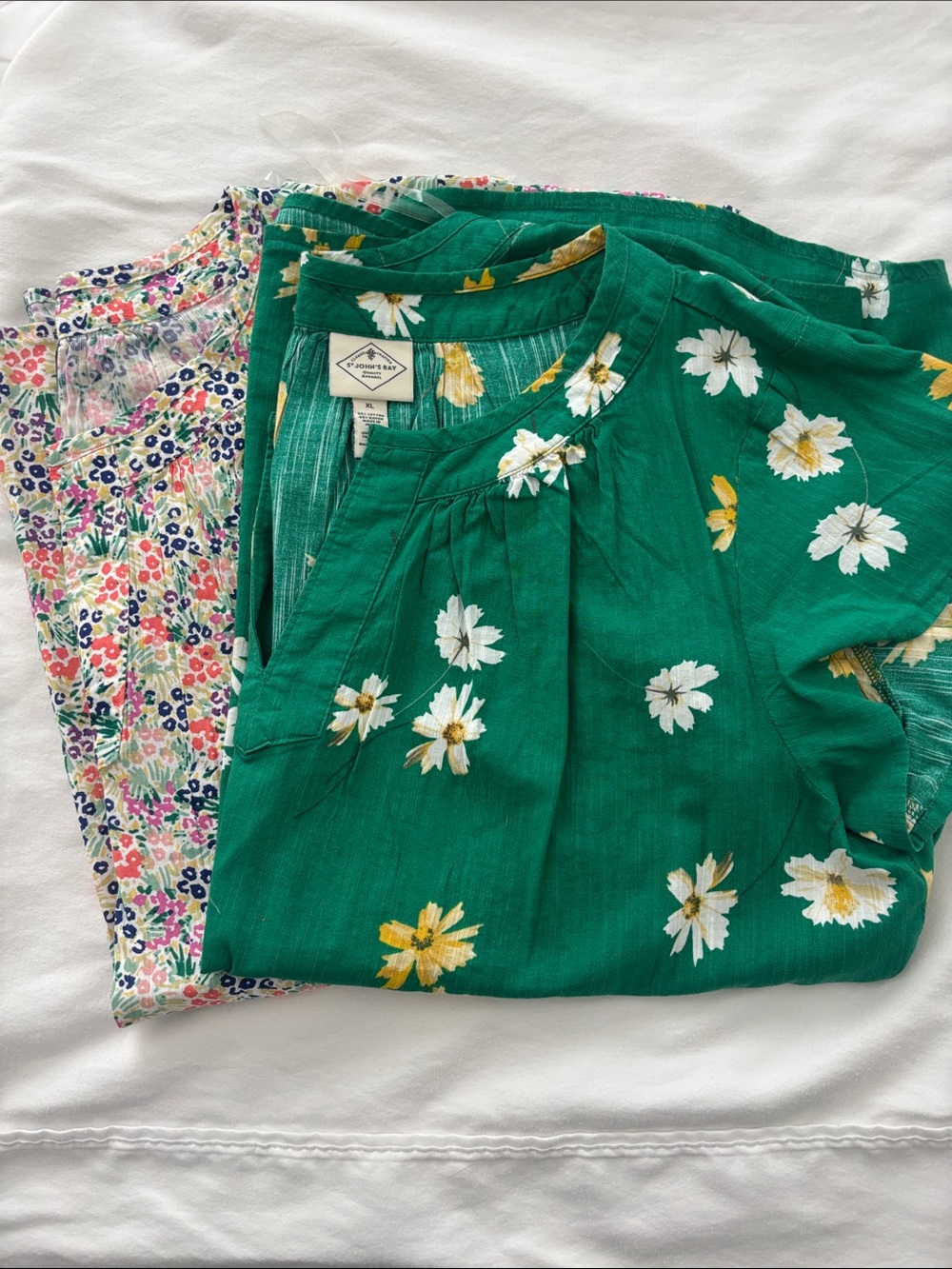 Size XL St. John’s Bay Floral Blouse Bundle